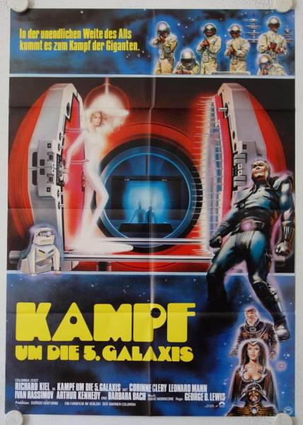 Kampf um die 5. Galaxis originales deutsches Filmplakat